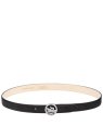 Longchamp 40081HFK - CUIR DE VEAU - NOIR ceinture femme la médaille ceintures
