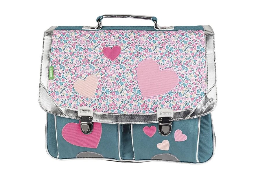 Tann's 442 - POLYESTER RECYCLÉ - MAELLE cartable 38cm 2 soufflet timéo bleu Cartables enfant