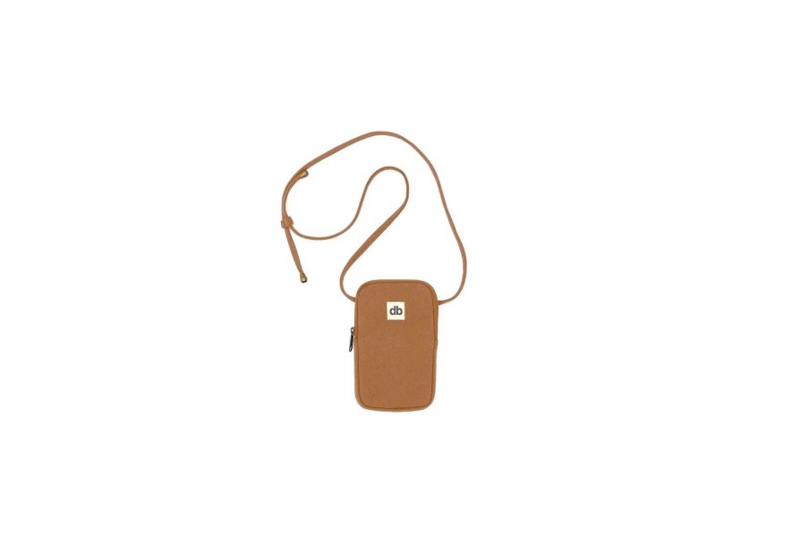 hindbag BILL - COTON BIO - CANELLE pochette téléphone bill Sac business