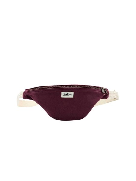 hindbag OLIVIA - COTON BIO - PRUNE sac banane olivia Sac business