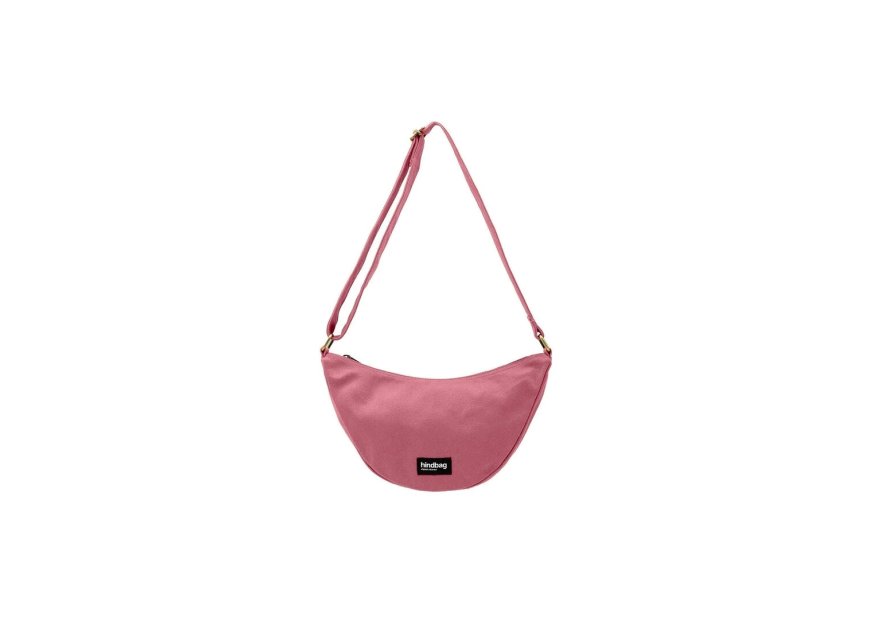 hindbag ANDREA - COTON BIO - BLUSH sac bandoulière demi lune andrea hindbag Sac business