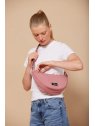 hindbag ANDREA - COTON BIO - BLUSH sac bandoulière demi lune andrea hindbag sacs-a-mains