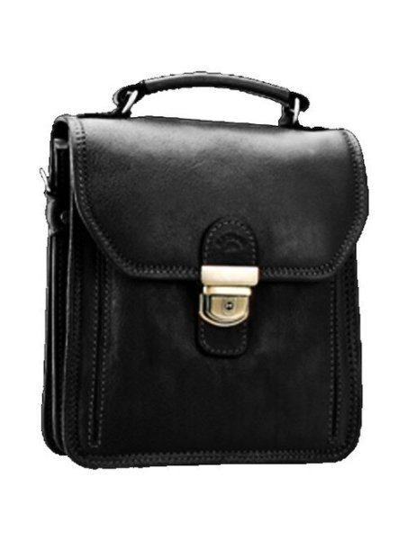 Katana 31019 - CUIR DE VACHETTE - NOIR sac homme audace taille m Sacs bandoulière/Sacoches