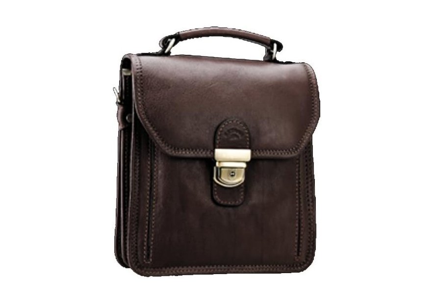 Katana 31020 - CUIR DE VACHETTE - CHOCO sac homme audace taille l sacoche homme
