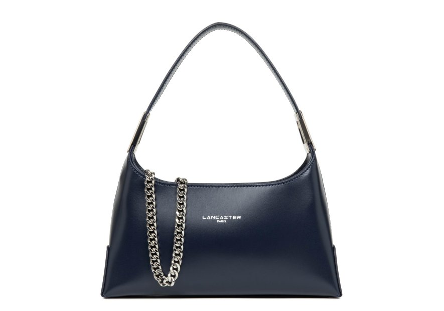 Lancaster 433-30 - CUIR DE VACHETTE - BLEU sac porté épaule suave s taille s Sac porté travers