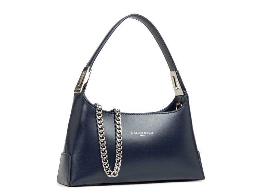 Lancaster 433-30 - CUIR DE VACHETTE - BLEU sac porté épaule suave s taille s Sac porté travers