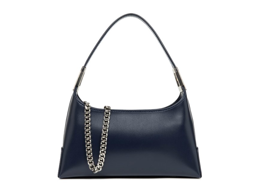 Lancaster 433-30 - CUIR DE VACHETTE - BLEU sac porté épaule suave s taille s Sac porté travers