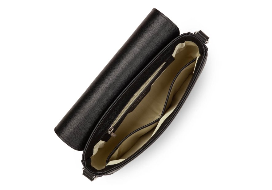 Lancaster 480-049 - CUIR DE VACHETTE - NOI sac rabat long bao Sac business