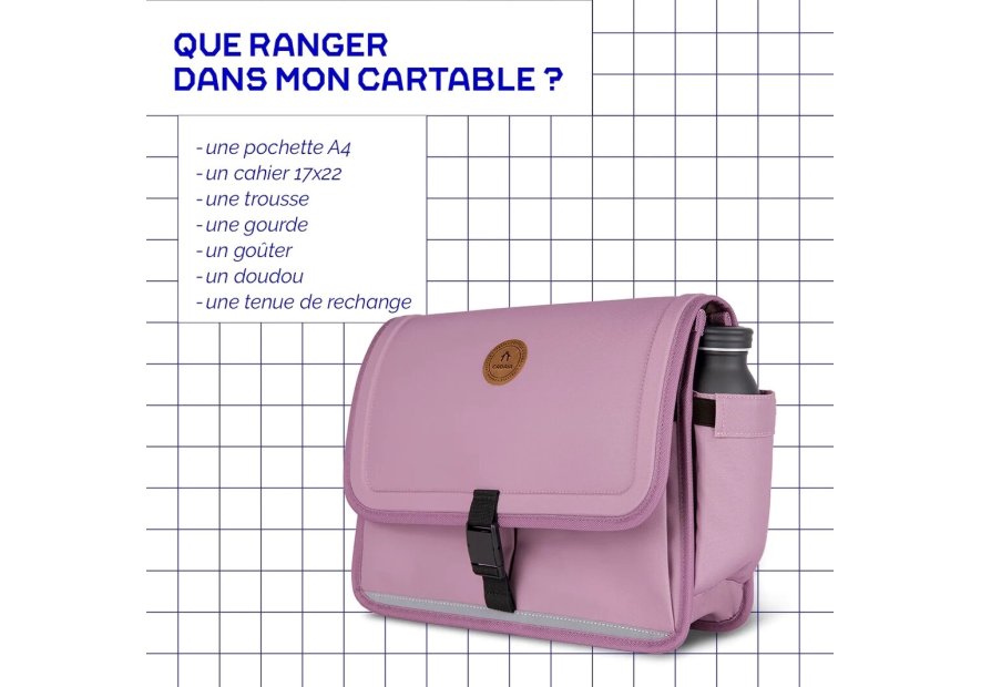 Cabaïa SCHOOL BAG S - POLYESTER RECYCLÉ cartable 35cm cartable Scolaire