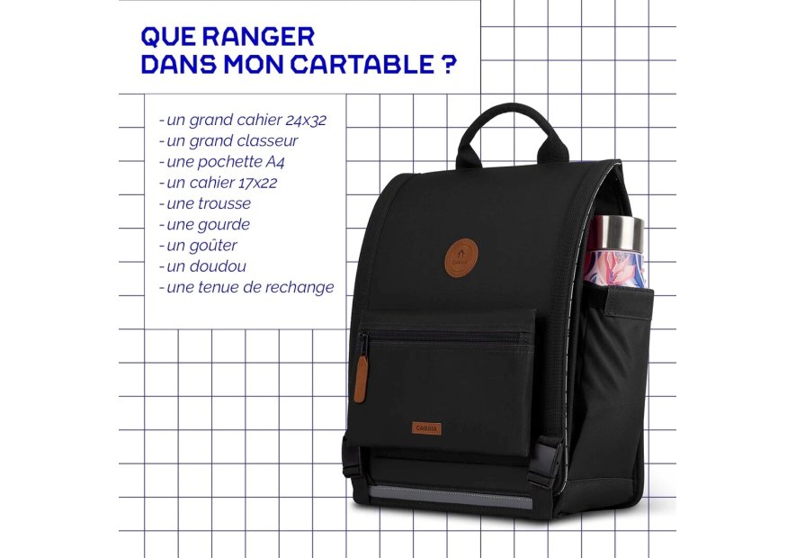 Cabaïa DISCOVER M - POLYESTER - BERLIN  sac à dos scolaire m cartable Scolaire