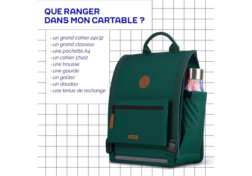 Cabaïa DISCOVER M - POLYESTER - GLENCOE sac à dos scolaire m cartable Scolaire