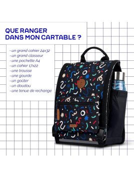 Cabaïa DISCOVER M - POLYESTER - BERLING sac à dos scolaire m cartable Scolaire