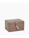 Le Tanneur TBJ7325 - CUIR DE VACHETTE - TAU coffret bijoux ouverture automatique m coffret-bijoux