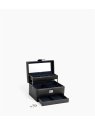 Le Tanneur TBJ7325 - CUIR DE VACHETTE - NOI coffret bijoux ouverture automatique m coffret-bijoux