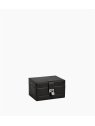 Le Tanneur TBJ7325 - CUIR DE VACHETTE - NOI coffret bijoux ouverture automatique m coffret-bijoux