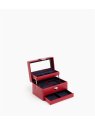 Le Tanneur TBJ7325 - CUIR DE VACHETTE - GRE coffret bijoux ouverture automatique m coffret-bijoux
