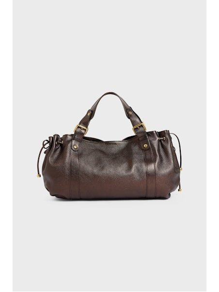 Gerard Darel 24H/446 - CUIR DE CHEVRE - BRUN  sac porté main 24 heures Sac business