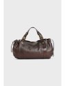 Gerard Darel 24H/446 - CUIR DE CHEVRE - BRUN sac porté main 24 heures sacs-a-mains