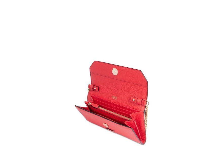 Lancel A11122 - CUIR DE VACHETTE - ROUG lancel-ninon-portefeuille chaine Sac business