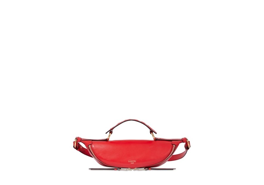 Lancel A12527 - CUIR DE VACHETTE - ROUG sac origami porté croisé s lancel Sac business
