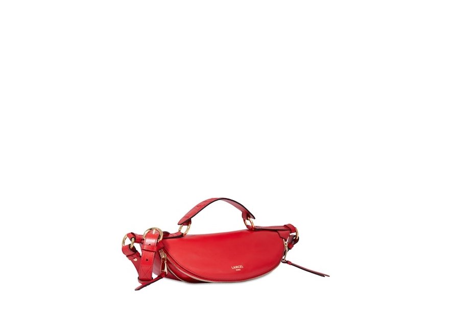 Lancel A12527 - CUIR DE VACHETTE - ROUG sac origami porté croisé s lancel Sac business