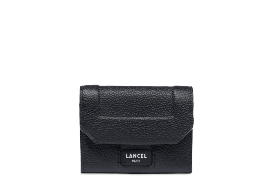 Lancel A13179 - CUIR DE VACHETTE - NOIR porte monnaie/ cartes compact Porte-monnaie