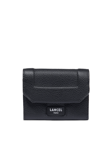 Lancel A13179 - CUIR DE VACHETTE - NOIR porte monnaie/ cartes compact Porte-monnaie