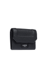 Lancel A13179 - CUIR DE VACHETTE - NOIR porte monnaie/ cartes compact porte-monnaie-femme