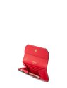 Lancel A13179 - CUIR DE VACHETTE - ROUG porte monnaie/ cartes compact porte-monnaie-femme