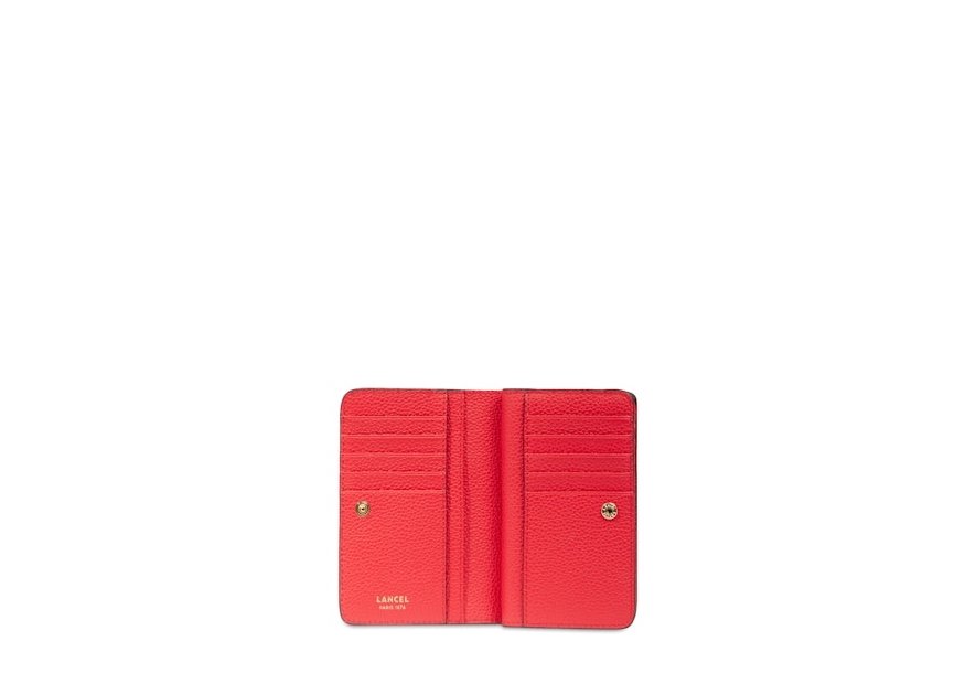 Lancel A11123 - CUIR DE VACHETTE - ROUG Ninon de Lancel - Portefeuille compact Portefeuilles
