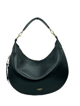 Lancel A13314 - CUIR DE VACHETTE - NOIR sac hobo m origami Sac business