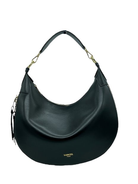 Lancel A13314 - CUIR DE VACHETTE - NOIR sac hobo m origami sacs-a-mains