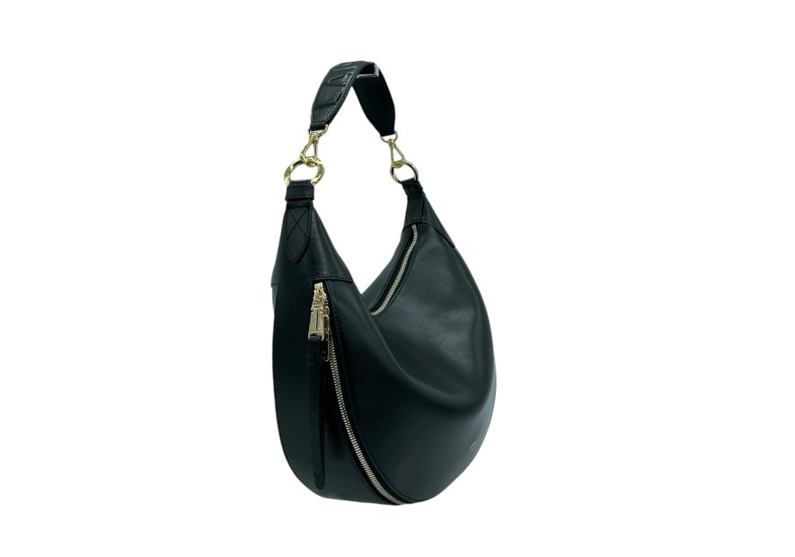 Lancel A13314 - CUIR DE VACHETTE - NOIR sac hobo m origami Sac business