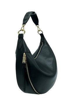Lancel A13314 - CUIR DE VACHETTE - NOIR sac hobo m origami Sac business