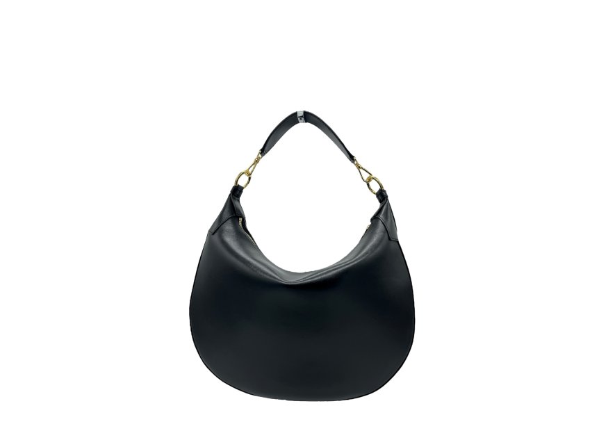 Lancel A13314 - CUIR DE VACHETTE - NOIR sac hobo m origami Sac business