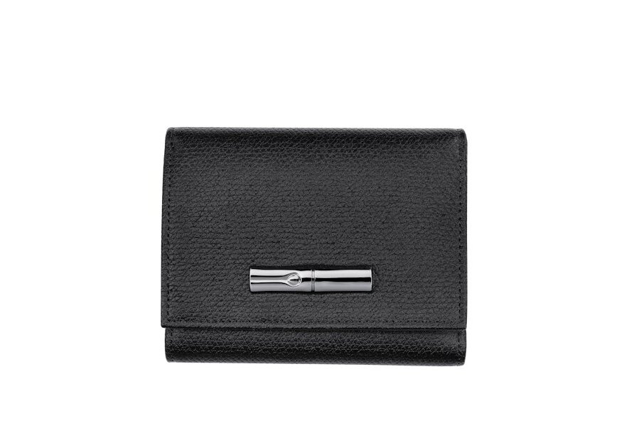Longchamp 30021HFP - CUIR DE VACHETTE - NO portefeuille compact longchamp roseau Portefeuilles