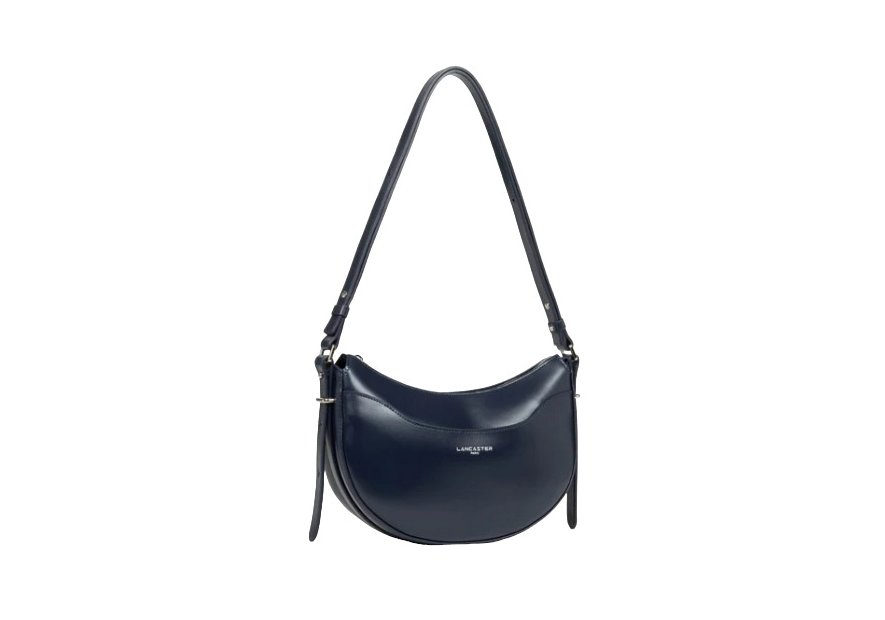 Lancaster 433-28 - REFENTE CUIR VACH. - BL sac demi lune suave s Sac porté travers