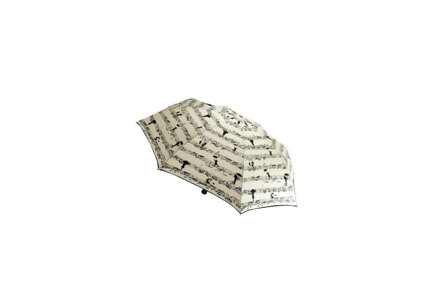 Guy De Jean GDJ 3443 - POLYESTER - BEIGE parapluie femme pliant automatique musique Petite maroquinerie
