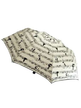 Guy De Jean GDJ 3443 - POLYESTER - BEIGE parapluie femme pliant automatique musique Petite maroquinerie