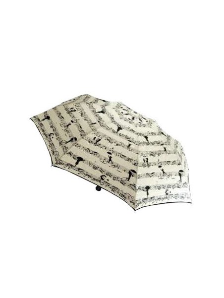 Guy De Jean GDJ 3443 - POLYESTER - BEIGE parapluie femme pliant automatique musique Petite maroquinerie