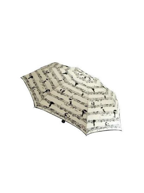 Guy De Jean GDJ 3443 - POLYESTER - BEIGE parapluie femme pliant automatique musique petite-maroquinerie