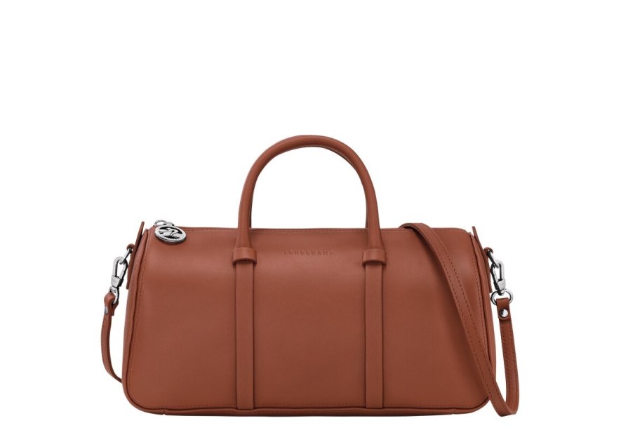 Longchamp 10271HFK - CUIR DE VEAU - COGNAC sac polochon m daylong Sac business