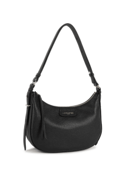 Lancaster 529-77 - CUIR DE VACHETTE - NOIR sac porté épaule lancaster dune hobbo Sacs à mains