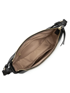 Lancaster 529-77 - CUIR DE VACHETTE - NOIR sac porté épaule lancaster dune hobbo Sacs à mains