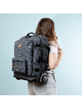 Cabaïa SOFT SUITCASE - POLYESTER - AMIE sac de voyage cabine à roulette Sac de voyage à roulettes