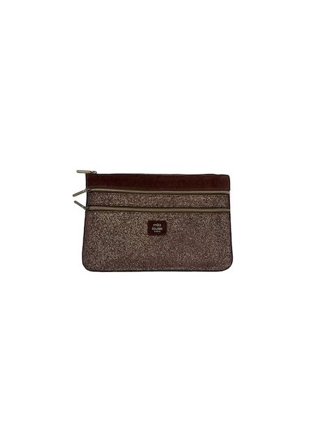 Mila Louise PAIR GM AR4 - TEP/CUIR - COGNAC pochette multipoches gm pair gm pochette