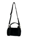 Mila Louise BEE VFR - TOILE/CUIR - NOIR mini sac polochon bee sacs-a-mains
