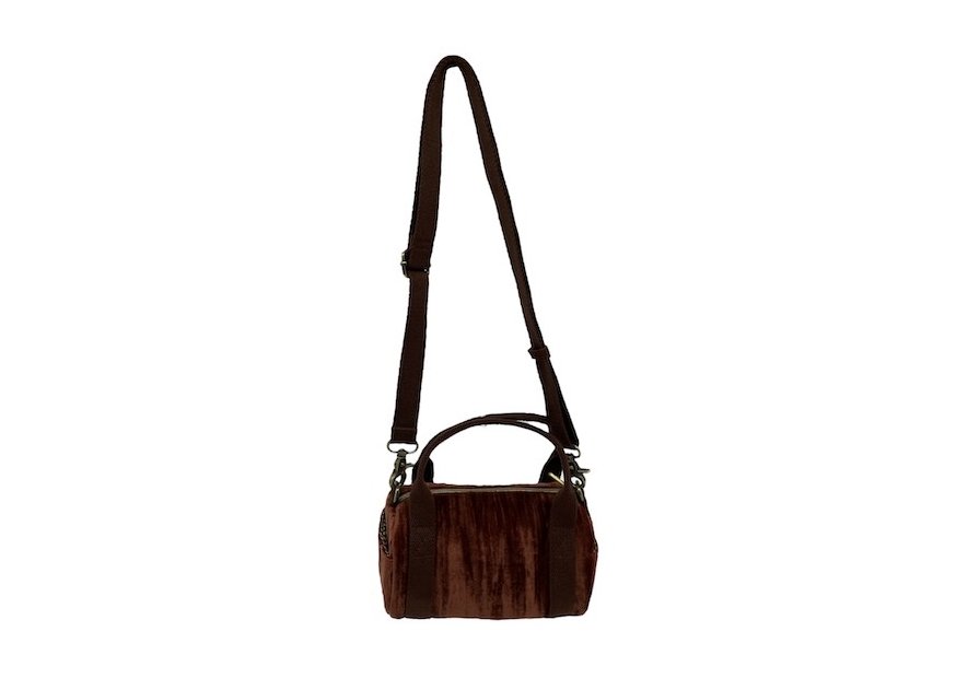 Mila Louise BEE VFR - TOILE/CUIR - COGNAC mini sac polochon bee Sac business