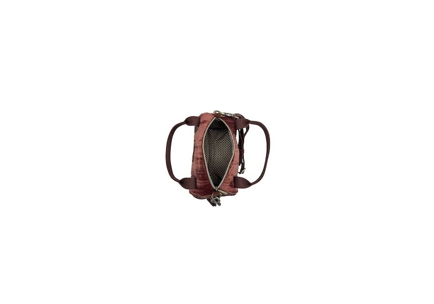 Mila Louise BEE VFR - TOILE/CUIR - COGNAC mini sac polochon bee Sac business