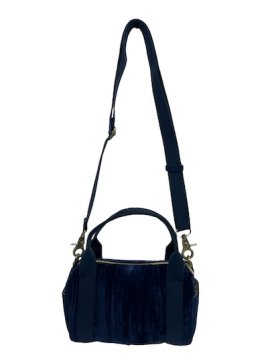 Mila Louise BEE VFR - TOILE/CUIR - ENCRE BLE mini sac polochon bee Sac business